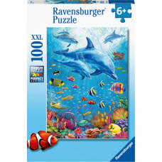  Ravensburger XXL Puzle Delfīni, 100 gab.