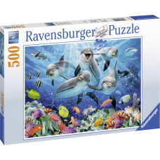 Ravensburger puzle 500.gab Delfīni