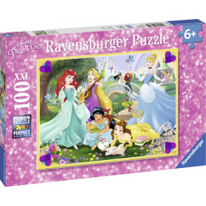  Ravensburger XXL Puzle Disney princeses, 100 gab.