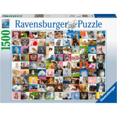 Ravensburger puzle 99 kaķi, 1500 gab.