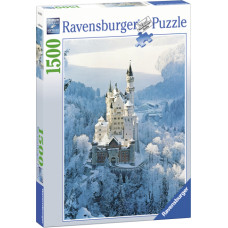 Ravensburger puzle Neuschwanstein pils ziemā, 1500 gab.