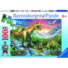 Ravensburger XXL Puzle Dinozauru ēra 100 gab.