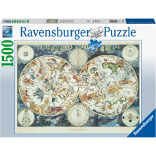 Ravensburger Пазл Карта мира фантастических зверей, 1500 шт.