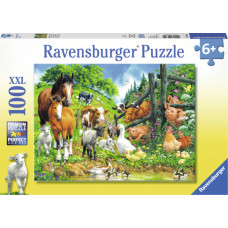 Ravensburger XXL Puzle Animals Get Together, 100 gab.