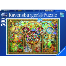 Ravensburger puzle 500 gab. Disneja ģimene