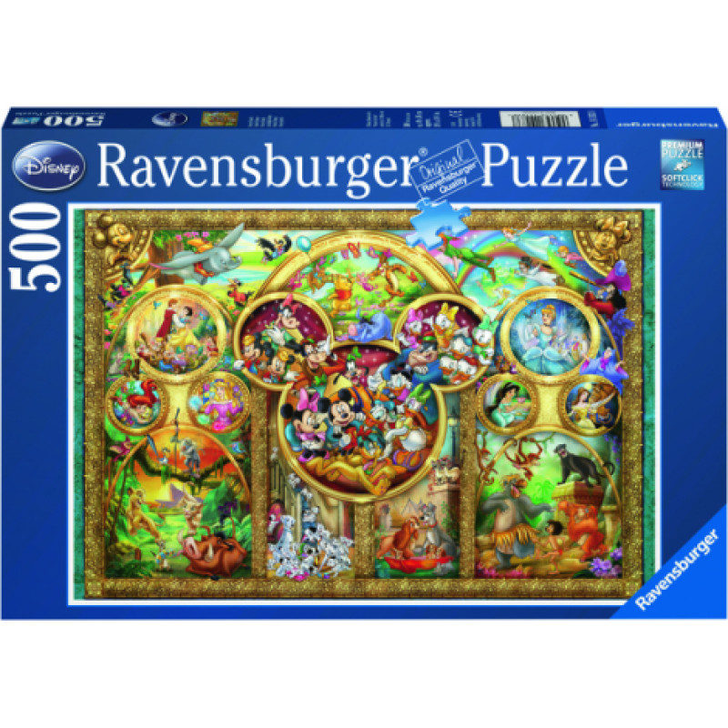 Ravensburger puzle 500 шт. Семья Диснея