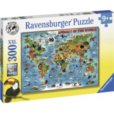 Ravensburger puzle Pasaules karte, 300 gab.