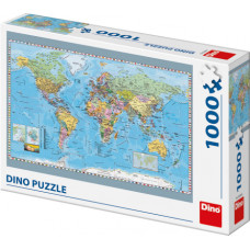 Dino puzle 1000 gab. Pasaules politiskā karte