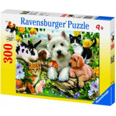 Ravensburger puzle 300.gab Laimīgi dzīvnieki