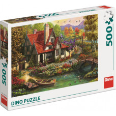 Dino puzle 500 gab. Lauku māja pie ezera