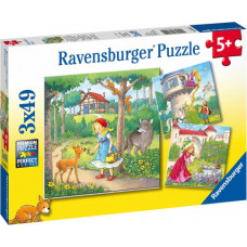 Ravensburger pusle 3x49 tk Rapunzel