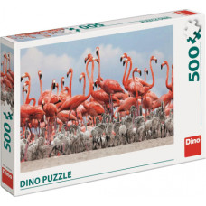 Dino puzle 500 gab. Flamingo