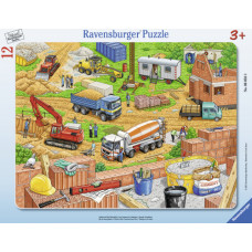 Ravensburger plaatpusle 12 tk Ehitusmasinad