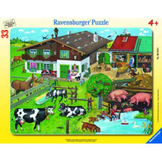 Ravensburger plaatpusle 33 tk Loomade perekonnad