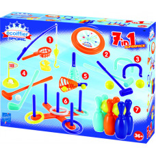 Ecoiffier Toys Pack of 7in1 Addressing Games