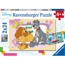 Ravensburger pusle 2x24 Disney lemmikloomad
