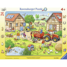 Ravensburger plaatpusle 24 tk Minu väike talu