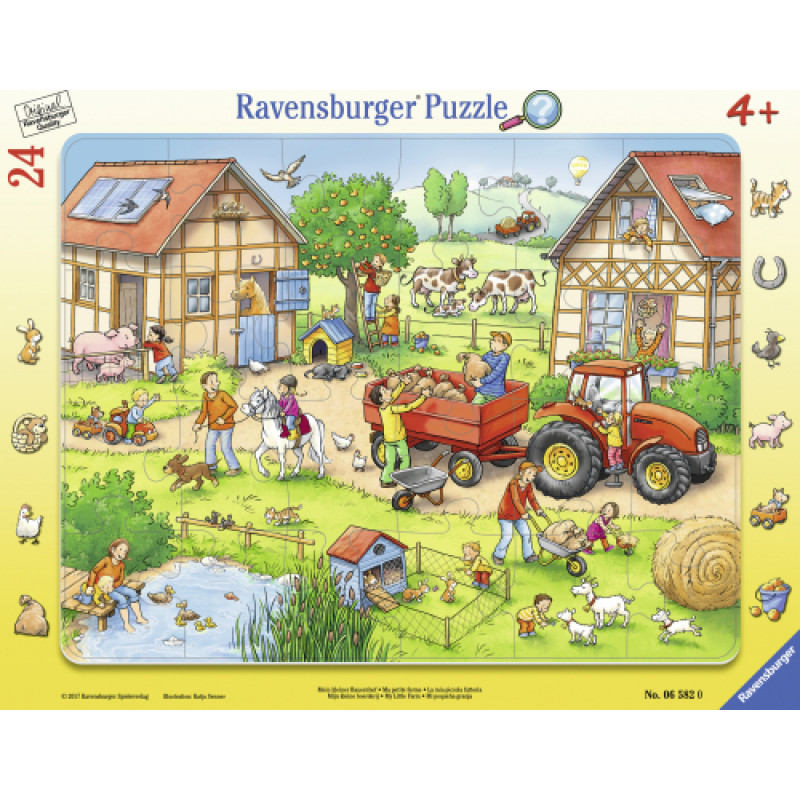Ravensburger plaatpusle 24 tk Minu väike talu