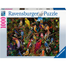 Ravensburger puzle Krāsainie putni, 1000 gab.