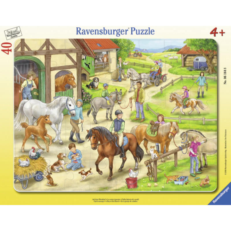 Ravensburger plaatpusle 40 tk Ratsabaas