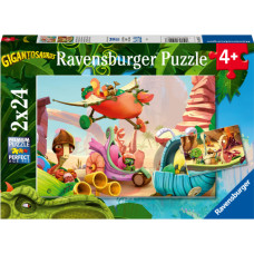Ravensburger Puzzle 2x24 pc Gigantosaur