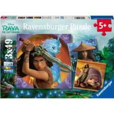Ravensburger Puzzle 3x49 pc  Disney Raya and the Last Dragon