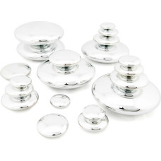 TTS Mirrored Stacking Pebbles Silver 20pk