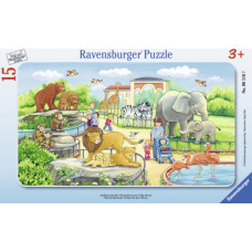 Ravensburger plaatpusle 15 tk Reis loomaaeda
